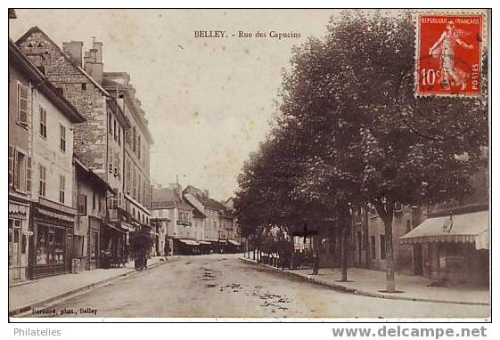 BELLEY  1912  RUE DES CAPUCINS - Belley