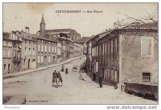 CASTELNAUDARY   RUE RIQUET - Castelnaudary