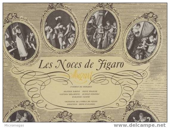 Mozart : Les Noces De Figaro, Wallberg - Opera / Operette