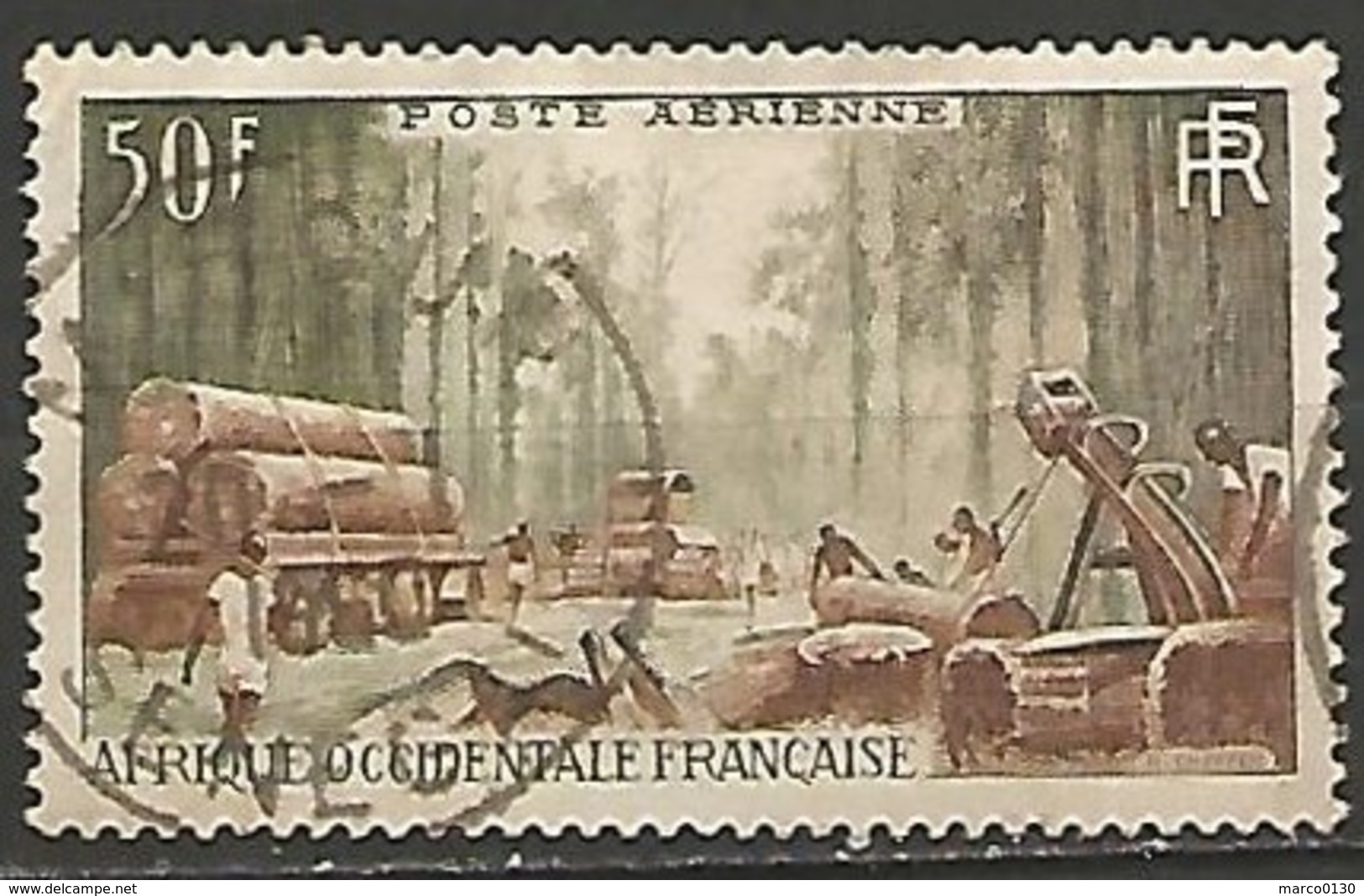 A.O.F. POSTE AERIENNE N° 18 OBLITERE - Used Stamps