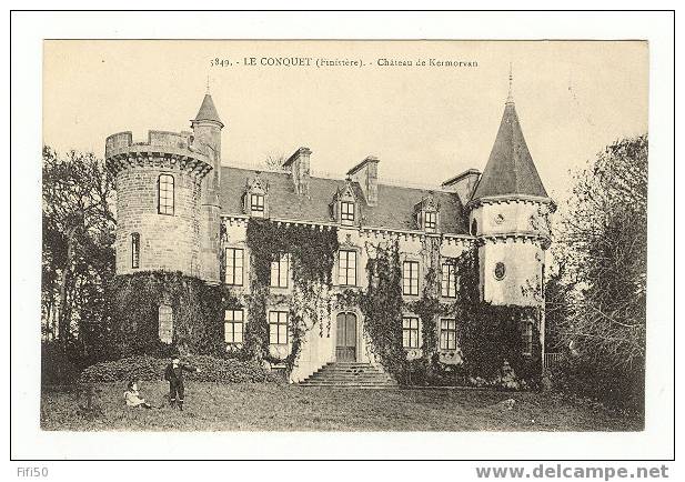 LE CONQUET 29 Château De Kermorvan  Enfant - Le Conquet
