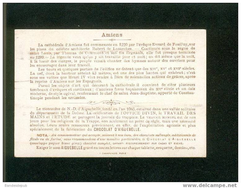 Aiguebelle Belle Chromo Thème Histoire De France Amiens Henri IV - Aiguebelle