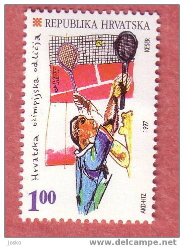 TENNIS - Olympic Games Barcelona 1992.( Croatian MNH** ) Jeux Olympiques Juegos Olimpicos Olympische Spiele Olympiadi - Tennis