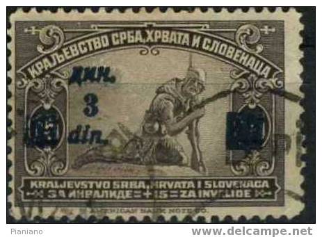 PIA - YU - 1922- Francobollo Del 1921 Soprastampato - (Un 146) - Used Stamps
