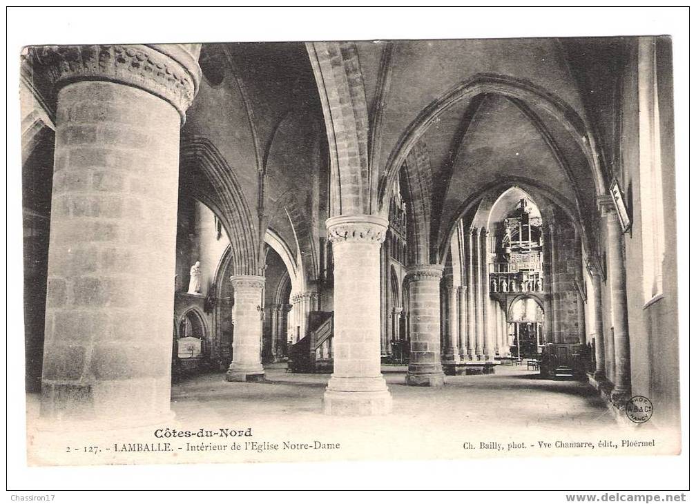 22 - LAMBALLE - Intérieur De L´Eglise Notre-Dame - Lamballe