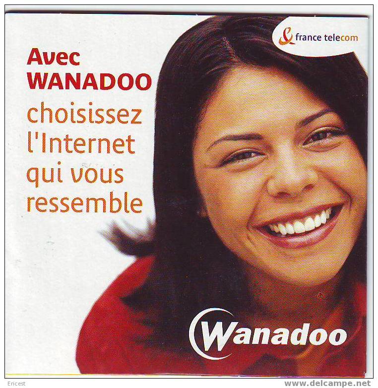 KIT INTERNET WANADOO L´INTERNET QUI VOUS RESSEMBLE (pochette Endommagée Au Verso) - Kit De Conección A Internet