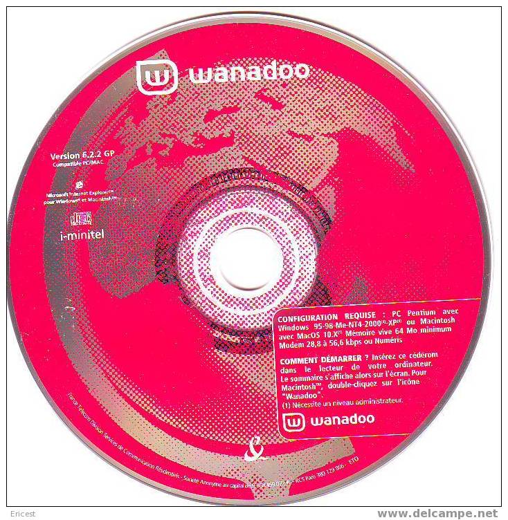 KIT INTERNET CD SEUL WANADOO 6.2.2 - Kit De Conección A Internet