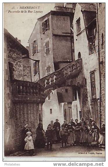 HENNEBONT  RUE LAUNAY  1915 - Hennebont