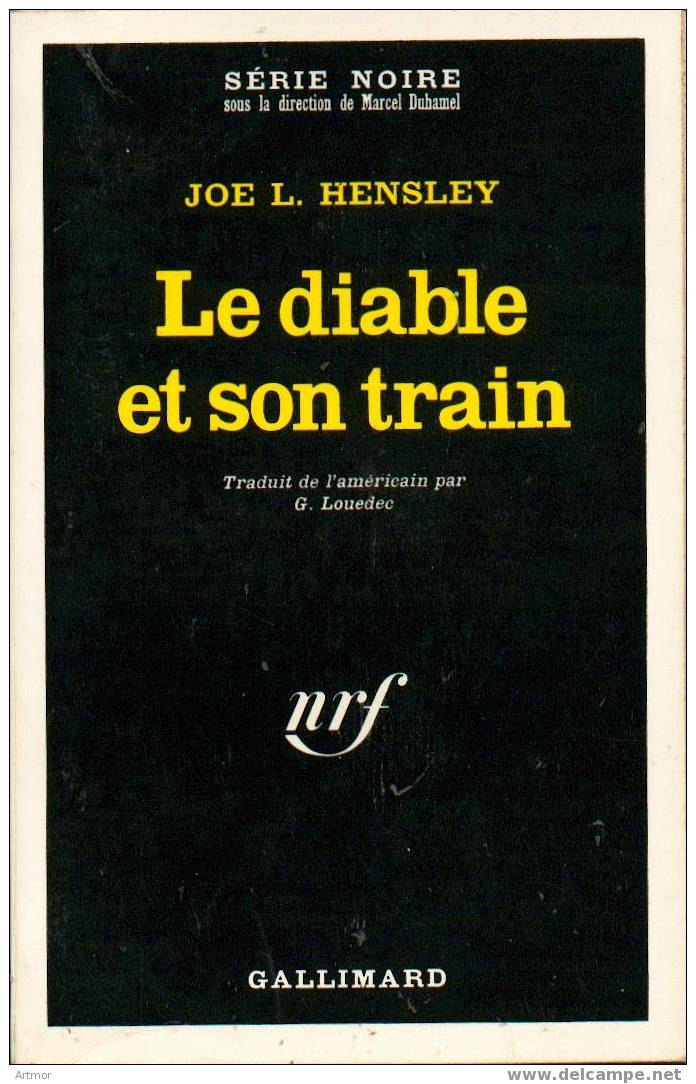 N° 1374 - EO 1970 - J.L  HENSLEY - LE DIABLE ET SON TRAIN - Série Noire