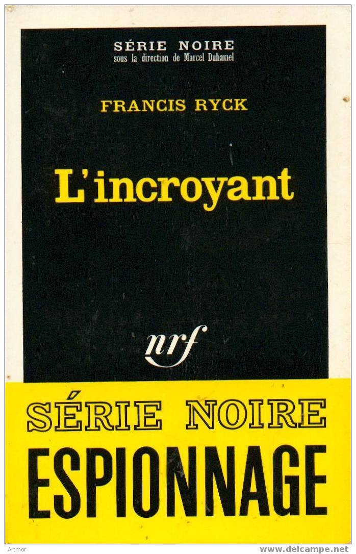 SERIE NOIRE  N° 1360 - EO 1970 - F  RICK - L´INCROYANT - Série Noire