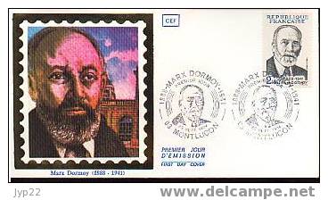 Jolie FDC France 22-09-1984 Montluçon Hommage à Marx Dormoy - Homme Politique Français - Karl Marx