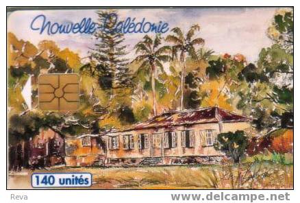 NEW CALEDONIA 140 U  "LA FONWARY" OLD HOUSE BEAUTIFUL NCL-22  SPECIAL PRICE !!! READ DESCRIPTION !! - Nueva Caledonia