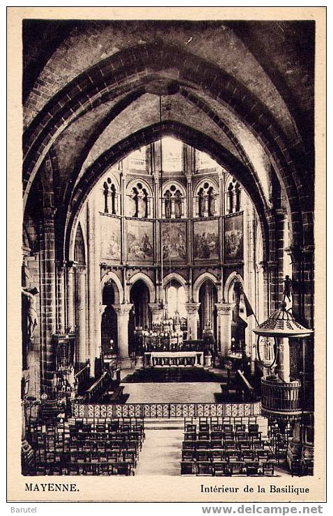 MAYENNE - Intérieur De La Basilique - Mayenne