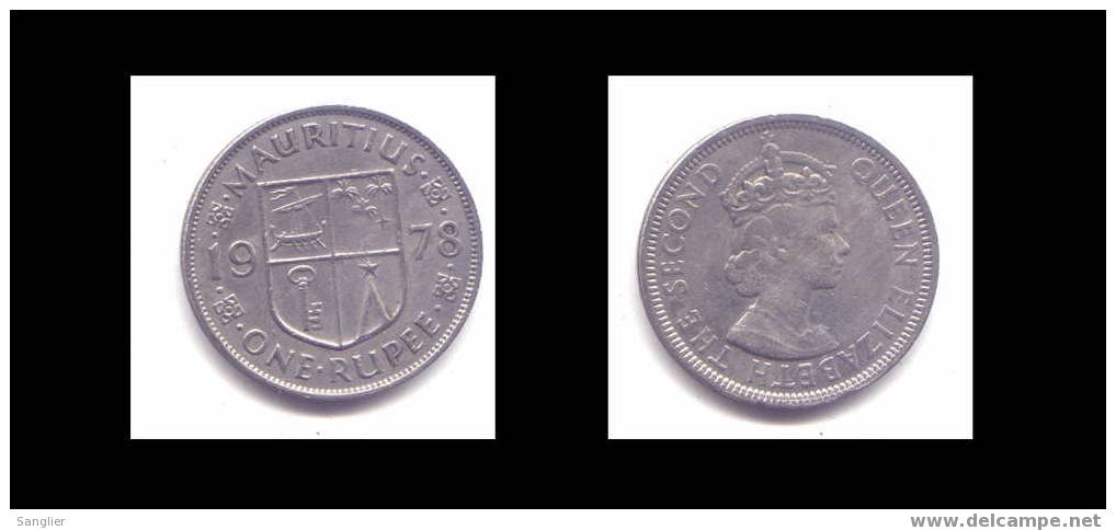 MAURITIUS ONE RUPEE 1978 - Mauritanie