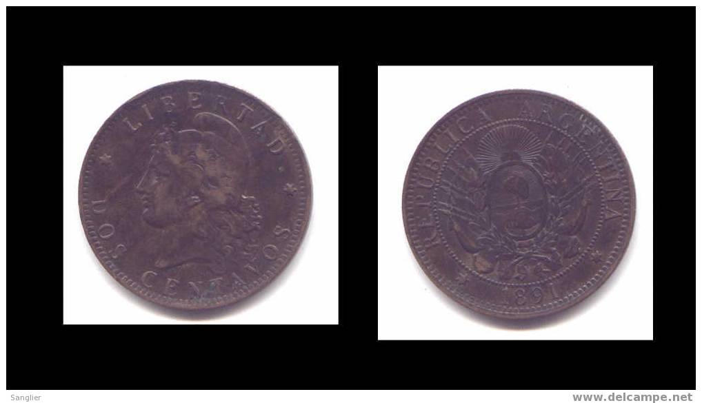 DOS CENTAVOS 1891 - Argentine