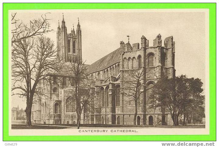 CANTERBURY, UK  -THE CATHEDRAL - THE GAINSBOROUGH SERIES REAL PHOTO - - Canterbury