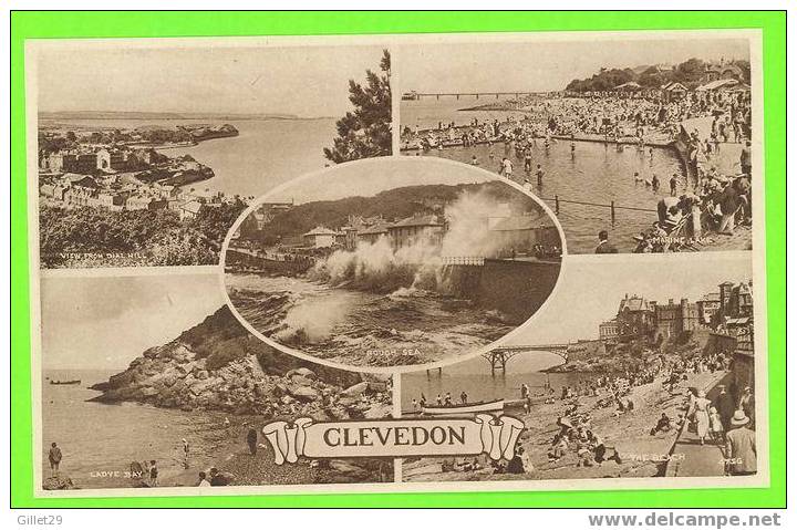 CLEVEDON, SOMERSET, UK - 5 MULTIVUES OF THE CITY - - Autres & Non Classés
