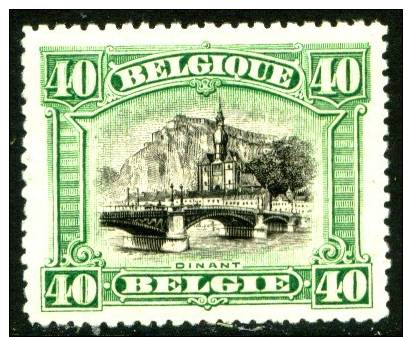Belgium SC 117 Bridge 40c Mh Issue Of 1915 - 1915-1920 Albert I