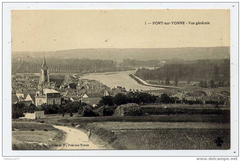 K1 - PONT-sur-YONNE - Vue Générale - Pont Sur Yonne