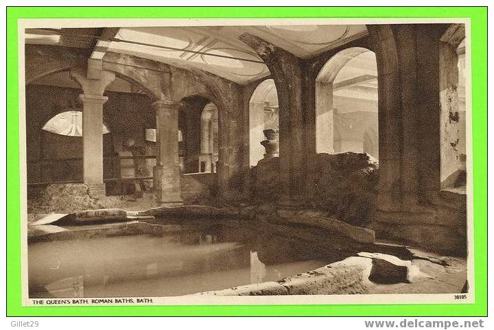 BATH, UK - THE QUEEN´S BATH, ROMAN BATHS - - Bath