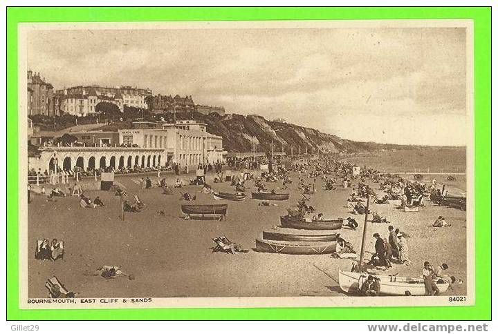 BOURNEMOUTH, UK  - EAST CLIFF & SANDS - ANIMATED - PHOTOCHROM CO LTD - - Bournemouth (desde 1972)