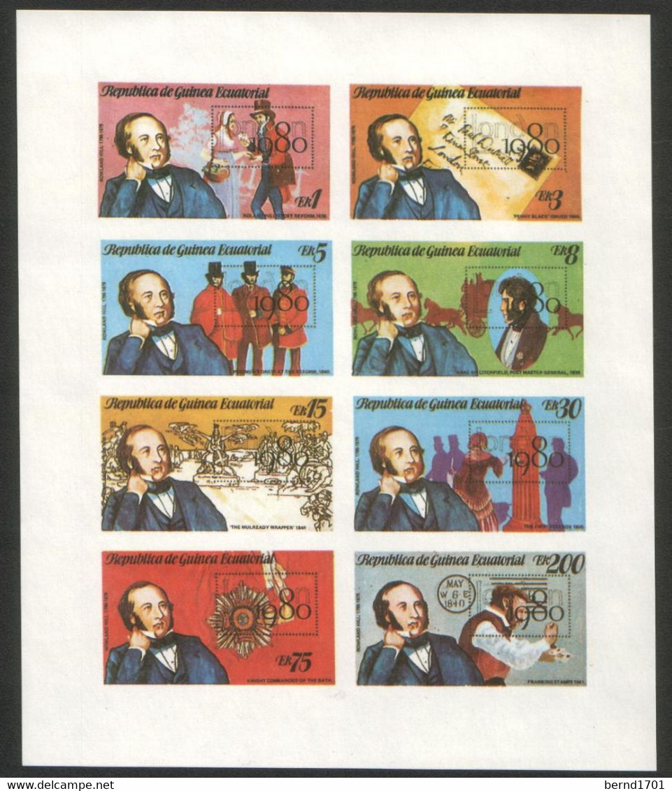 Äquatorial Guinea / Guinea Ecuatorial - Block Postfrisch / Miniature Sheet Mint (B631) - Rowland Hill