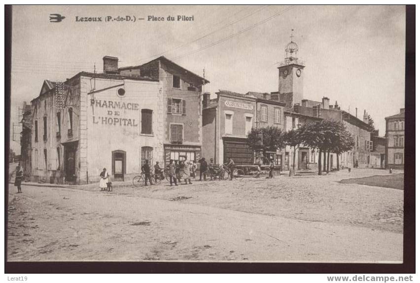 63..PUY DE DOME..LEZOUX ..PLACE DU PILORI..NON..ECRITE. ‹(•¿•)› - Lezoux