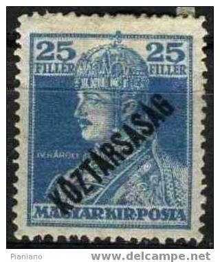 PIA - UNG - 1918 - Francobollo Precedente Sovrastampato - (Mi 239) - Used Stamps