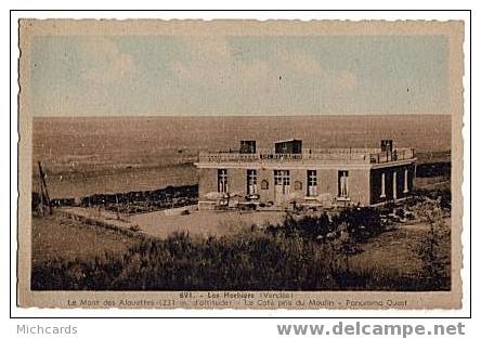 CPA 85 LES HERBIERS - Le Mont Des Alouettes - Le Cafe Pris Du Moulin - Panorama Ouest - Les Herbiers