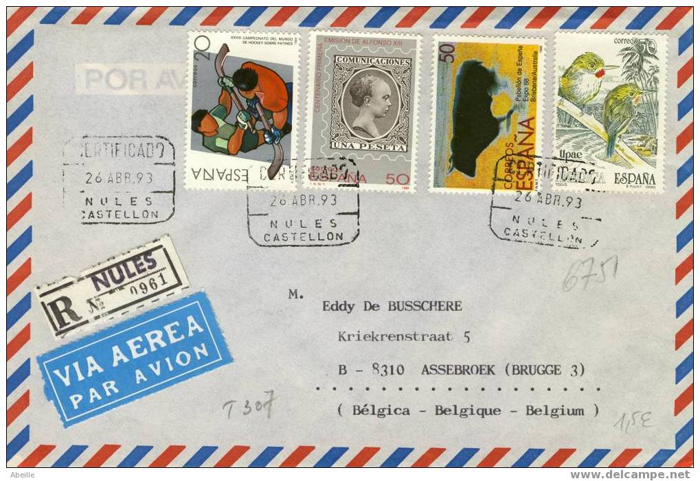 6751   LETTRE ESPAGNE - Andere & Zonder Classificatie