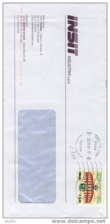 6766  LETTRE ITALIE  BRIDGE - Unclassified