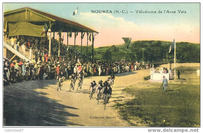 988 - TOM - NOUVELLE CALEDONIE - NOUMEA - CYCLISME - VELODROME De L'ANSE VATA - COLLECTION  E. BARRAU - Nouvelle Calédonie