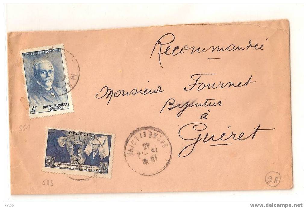 SAONE  ET LOIRE - Storia Postale