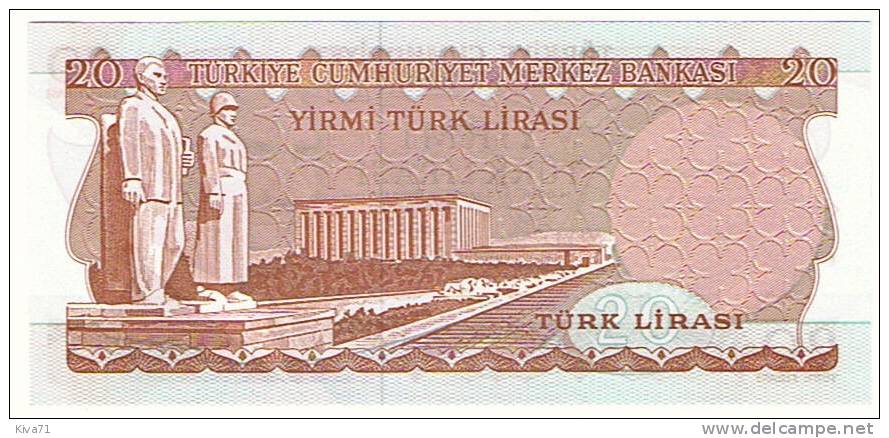 20 Lira "TURQUIE"  P187  UNC     Ro64 - Türkei