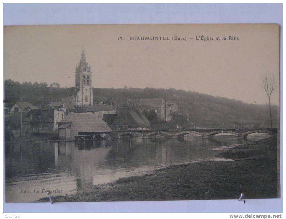 Beaumontel - L´Eglise Et La Risle - Lavoir - Beaumont-le-Roger