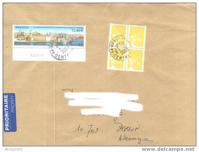 Frankreich / France - Umschlag Gestempelt / Cover Used (3487) - Lettres & Documents