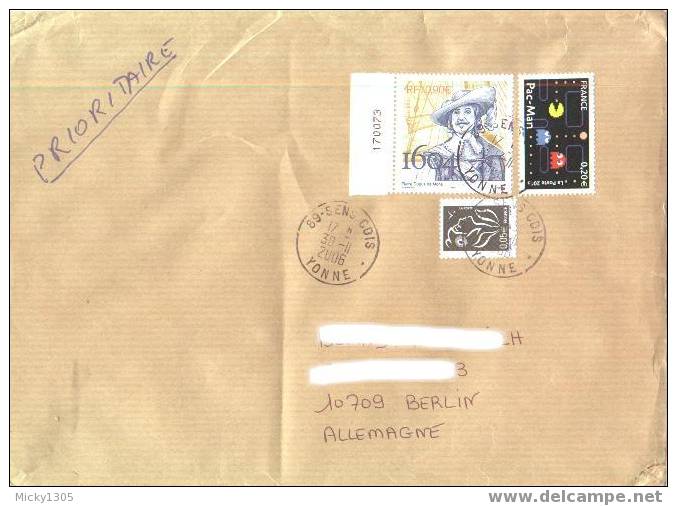 Frankreich / France - Umschlag Gestempelt / Cover Used (3488) - Brieven En Documenten