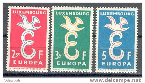 Lussemburgo - Serie Completa Nuova: Europa CEPT - 1958