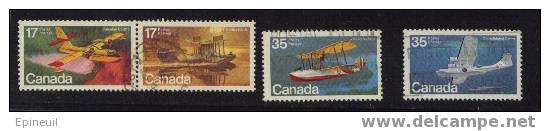 CANADA ° 1979 N° 721 722 723 724 YT - Oblitérés