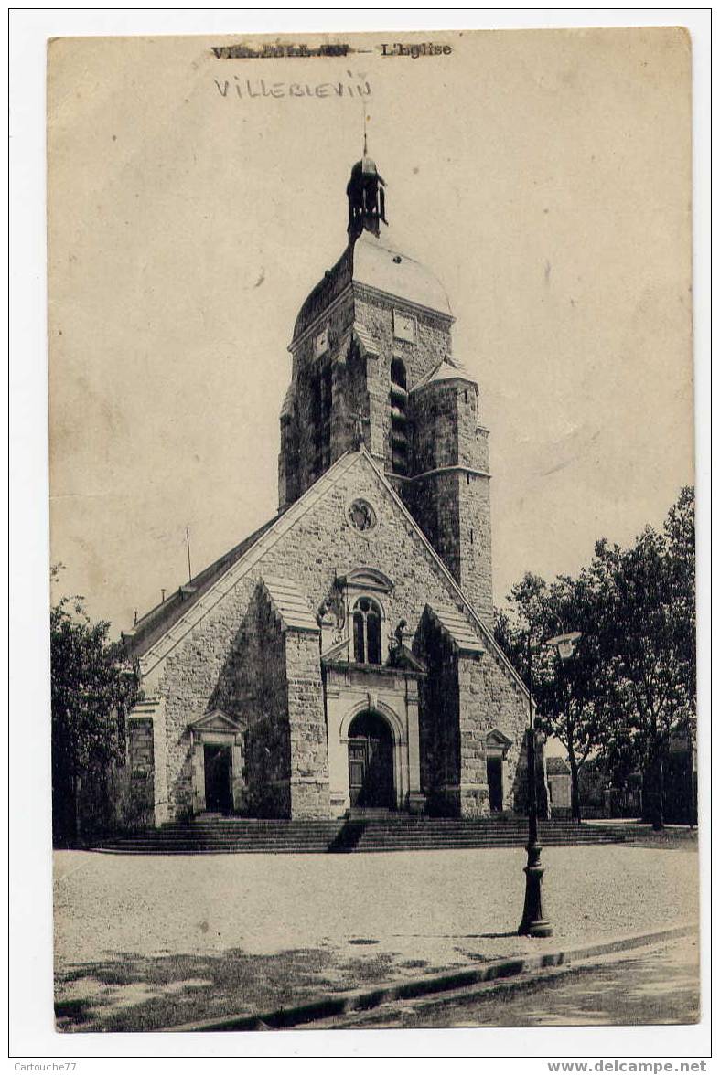 K1 - VILLEBLIN - L'église (1915) - Villeblevin