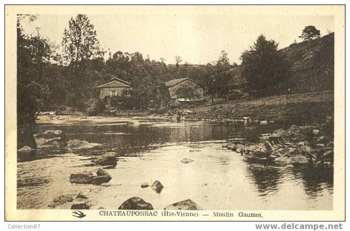 87 - HAUTE VIENNE - CHATEAUPONSAC - MOULIN GAUMOT - Edit. MASSOULARD - Chateauponsac