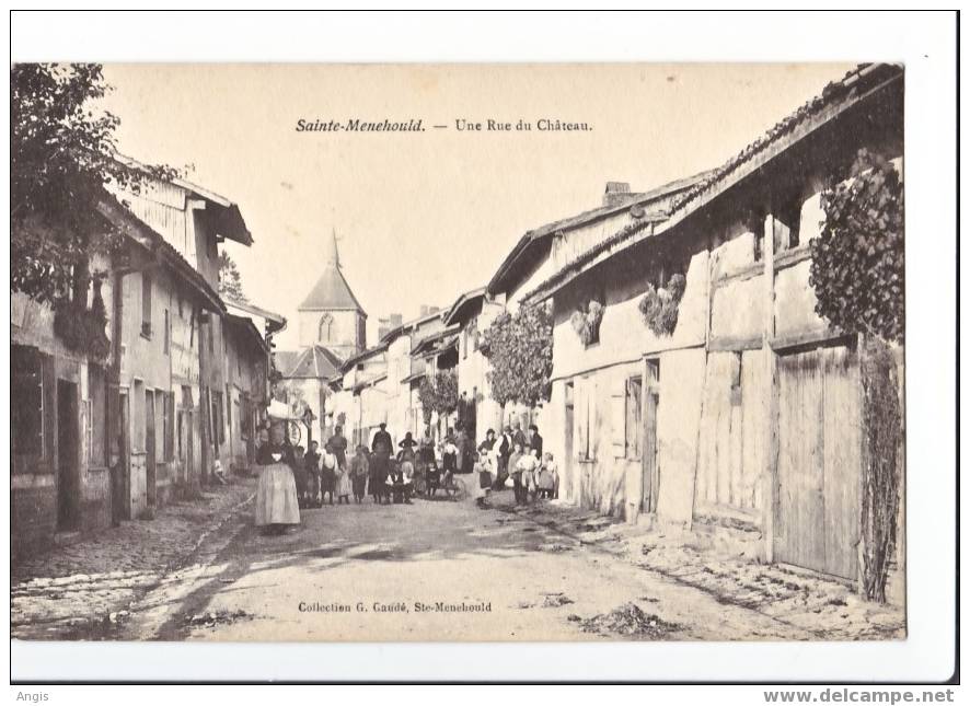 CPA--51----Sainte-Menehould---RUE DU CHATEAU - Sainte-Menehould