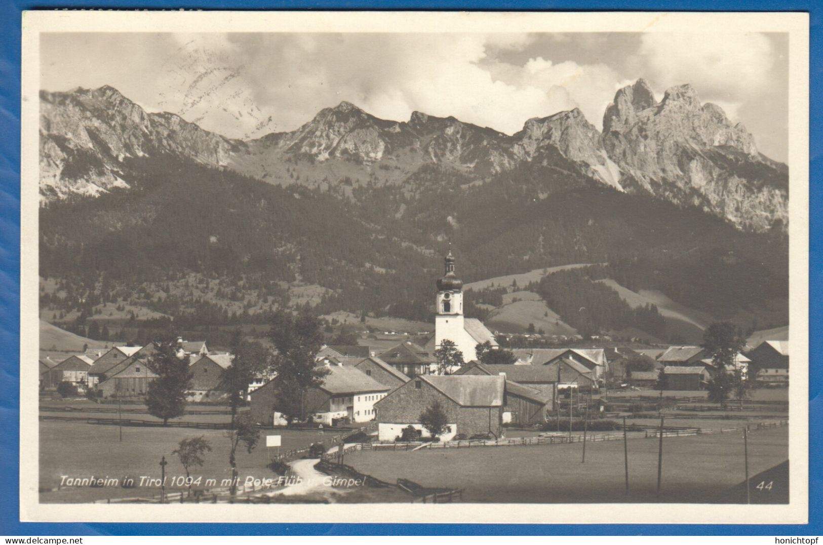 Österreich; Tannheim, Tirol; Panorama; 1930 - Tannheim