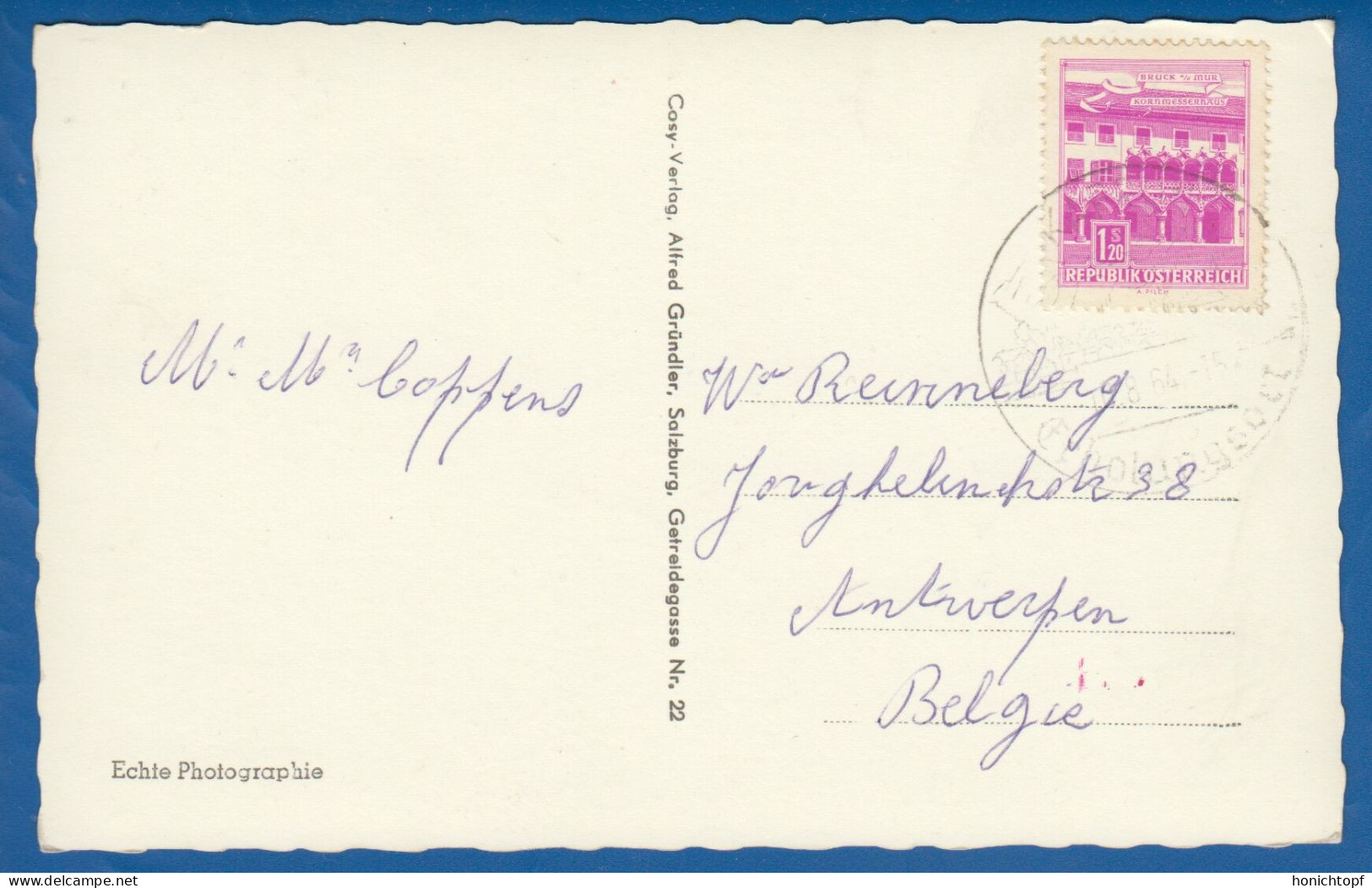 Österreich; Kaprun; Hotel Orgler; 1964 - Kaprun