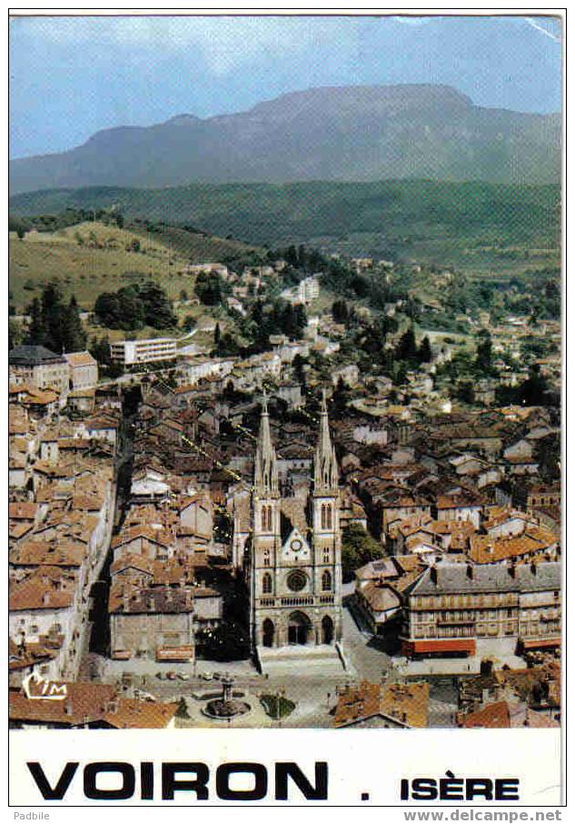 Carte Postale  38.  Voiron  Vue D'avion - Voiron