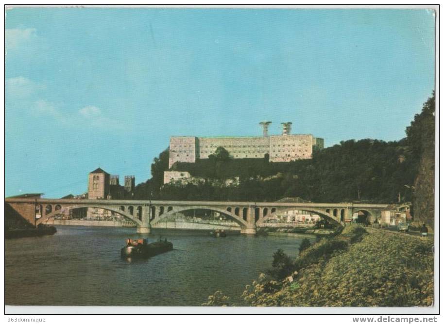 Huy - Le Pont - Le Fort Et La Collégiale - Hoei