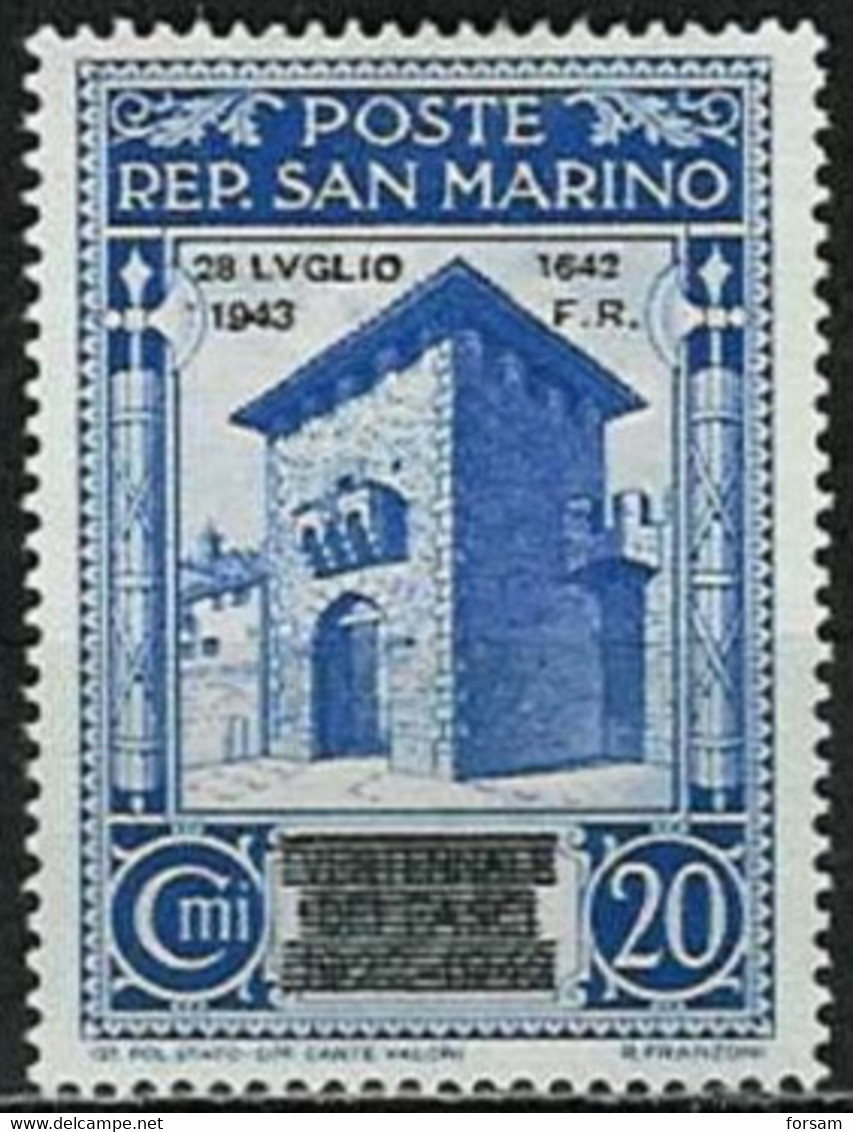 SAN MARINO..1943..Michel # 273...MVLH. - Unused Stamps