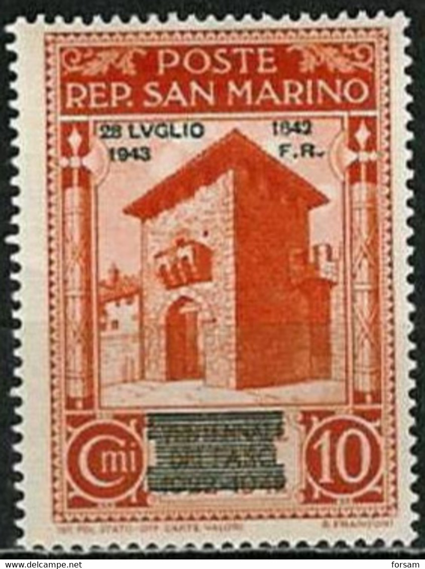 SAN MARINO..1943..Michel # 272...MVLH. - Unused Stamps