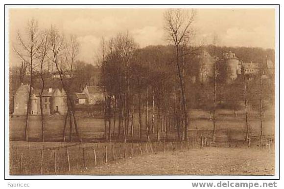 Gaasbeek - Château - Vue D'ensemble Prise De La Route De Lennick-St-Quentin. - La Maison Du Bailli. - Lennik