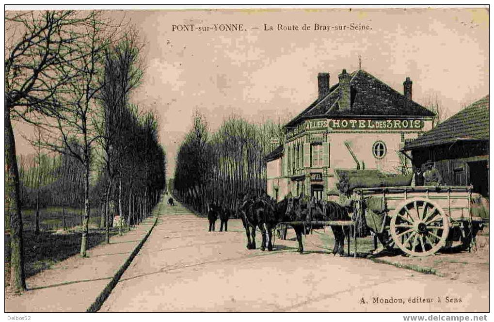 Pont-sur-Yonne - La Route De Bray-sur-Seine ( Bel Attelage ) - Pont Sur Yonne